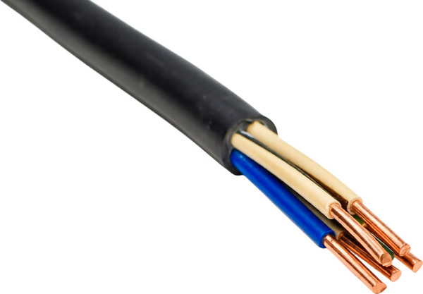 Изображение товара Кабель силовой Автопровод ВВГнг(А) 5x6-0.66 (100м, черный)