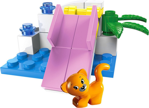 Изображение товара Конструктор Unicon Город мечты. Кошечка на площадке 20514-11 / 9226516 (19эл)