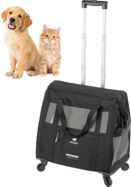Изображение товара Тележка-переноска Ferplast Voyager Trolley 450 / 85738417 (черный)