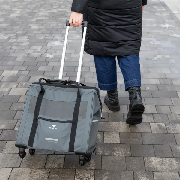 Изображение товара Тележка-переноска Ferplast Voyager Trolley 450 / 85738417 (черный)