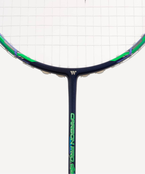 Изображение товара Ракетка для бадминтона WISH Carbon Pro 98 (серый/зеленый)