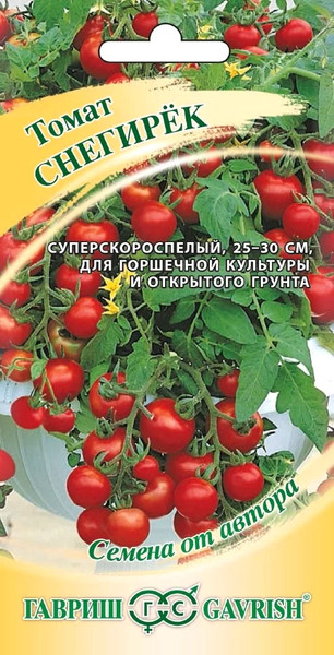 Изображение товара Семена Гавриш Томат Снегирек (0.05г)