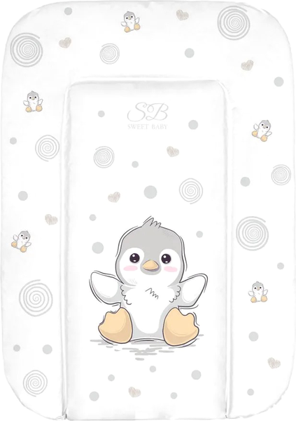 Изображение товара Пеленальный матрас Sweet Baby Pinguino New Grigio 48x71 (пингвин серый)