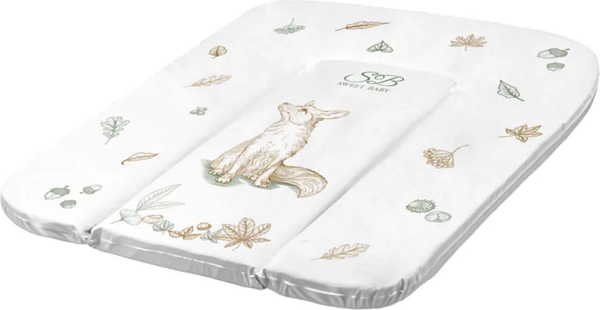 Изображение товара Пеленальный матрас Sweet Baby Foresta Magica Crema Arancio 58x71 (лиса бежевый/оранжевый)
