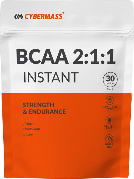 Изображение товара Аминокислоты BCAA CYBERMASS 2:1:1 Вишня (150г, пакет)