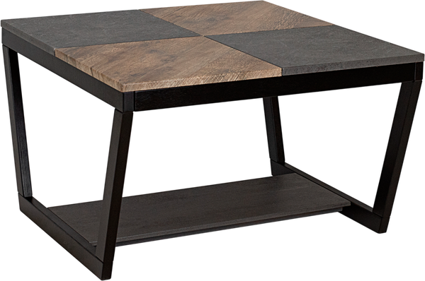 Изображение товара Журнальный столик Мебелик BeautyStyle 32 (дуб крымский состаренный/серый бетон/венге)