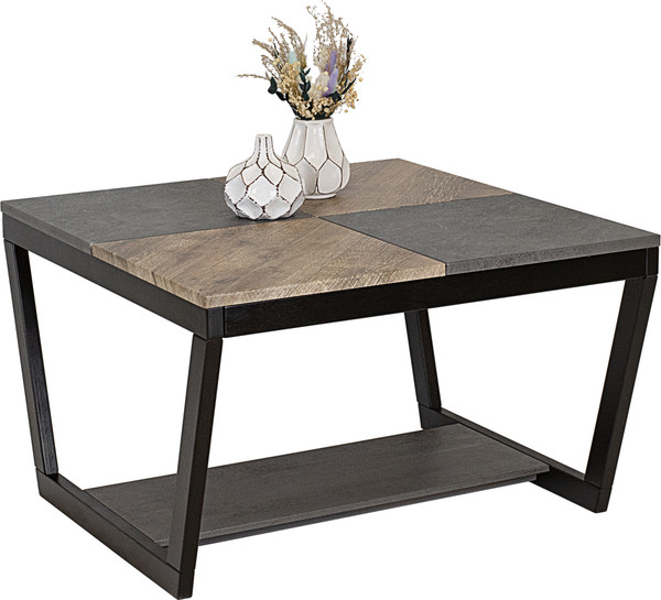 Изображение товара Журнальный столик Мебелик BeautyStyle 32 (дуб крымский состаренный/серый бетон/венге)