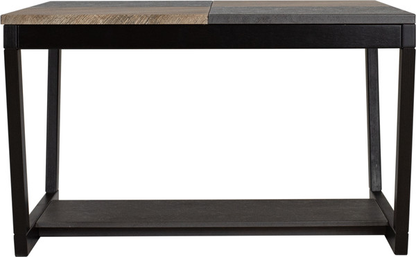 Изображение товара Журнальный столик Мебелик BeautyStyle 32 (дуб крымский состаренный/серый бетон/венге)