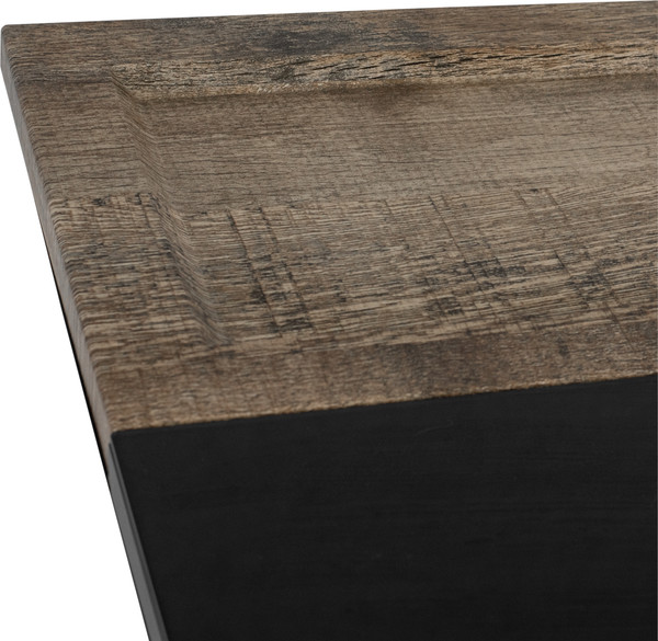 Изображение товара Журнальный столик Мебелик BeautyStyle 31 (дуб крымский состаренный/венге/стекло черное)