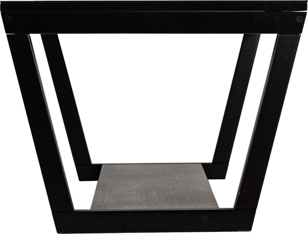 Изображение товара Журнальный столик Мебелик BeautyStyle 31 (дуб крымский состаренный/венге/стекло черное)