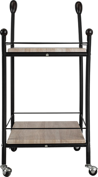 Изображение товара Сервировочный столик Мебелик Марко (дуб сонома/эбеновое дерево/черный)