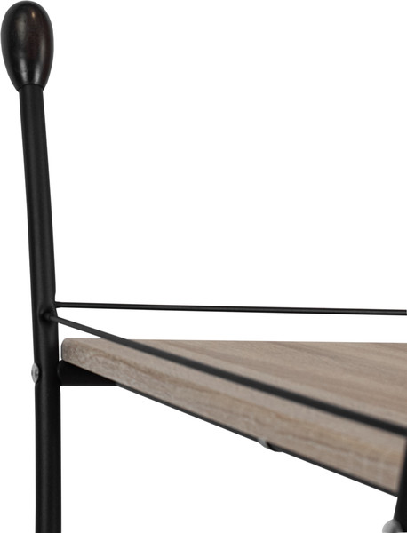 Изображение товара Сервировочный столик Мебелик Марко (дуб сонома/эбеновое дерево/черный)