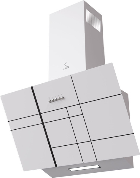 Изображение товара Вытяжка наклонная Lex Moza 600 R1 (белый)