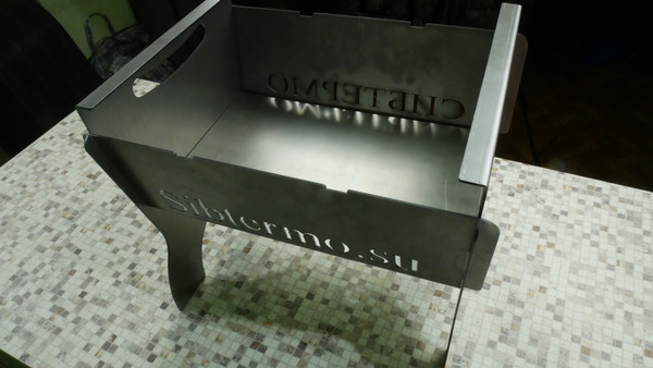 Изображение товара Мангал СИБТЕРМО С упором для коптильни 350x270x300 / 00610209