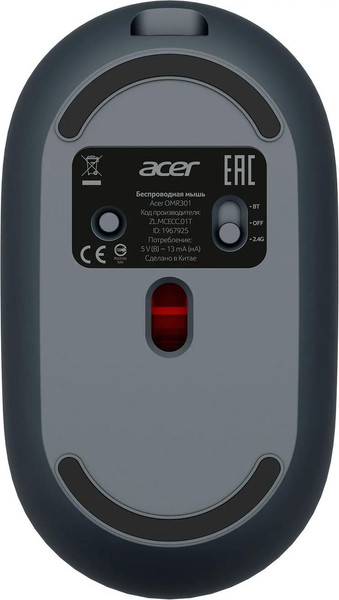 Изображение товара Мышь Acer OMR301 / ZL.MCECC.01T (черный)