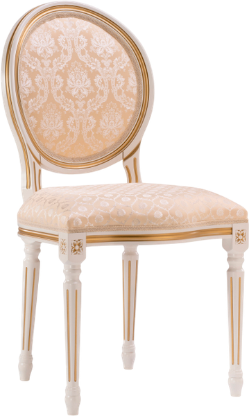 Изображение товара Стул Woodville Данте (молочный/золотая патина)