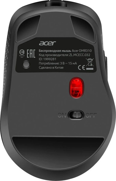 Изображение товара Мышь Acer OMR310 / ZL.MCECC.031 (черный)