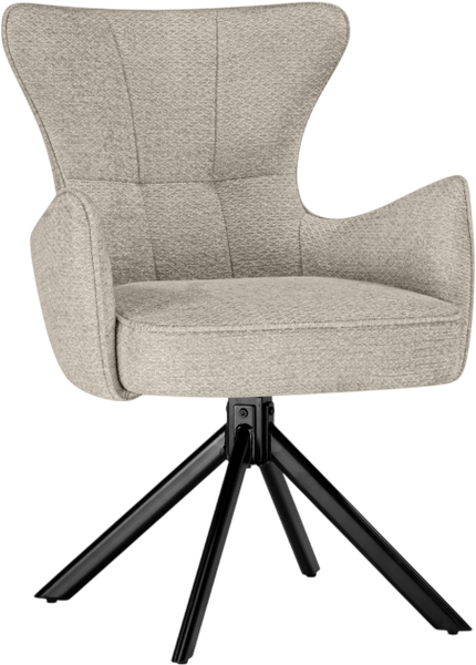 Изображение товара Стул Woodville Atlanta поворотный (бежевый/черный)