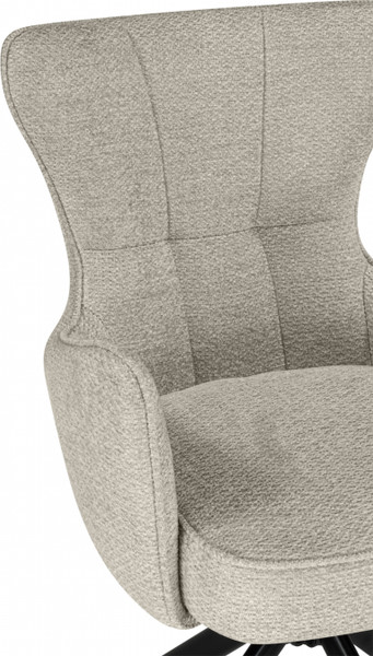 Изображение товара Стул Woodville Atlanta поворотный (бежевый/черный)