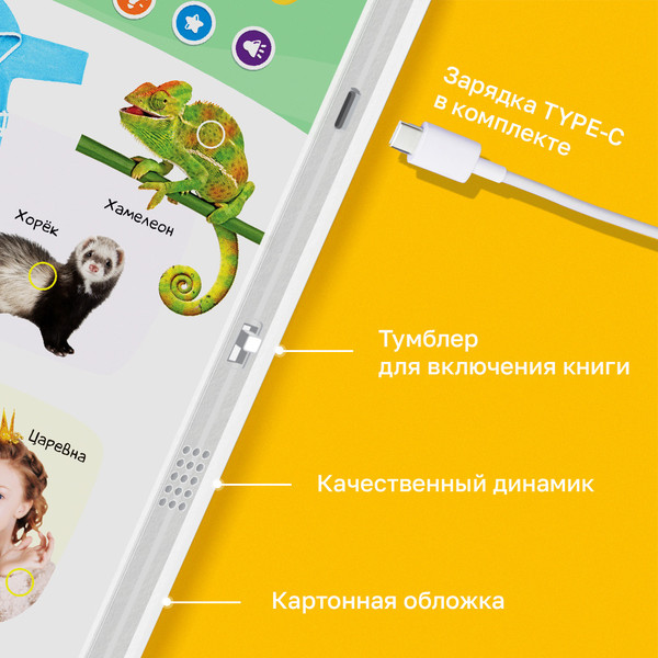 Изображение товара Музыкальная книга BertToys Большая нажималка. Первые знания / FD150