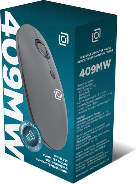 Изображение товара Мышь Оклик 409MW (графит)