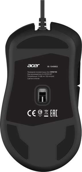 Изображение товара Мышь Acer OMW190 / ZL.MCEEE.00T (черный)