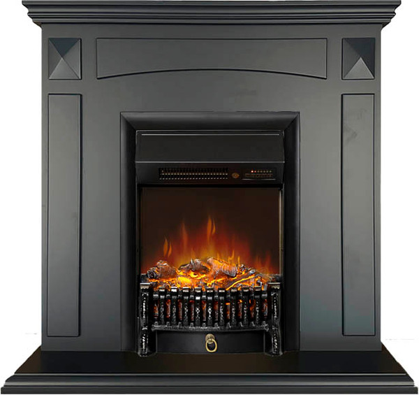 Изображение товара Каминокомплект Смолком Viking STD-ASP Fobos FX M Black RC (серый графит)