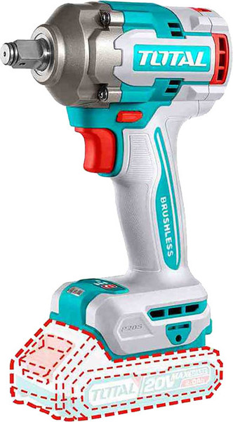 Изображение товара Аккумуляторный гайковерт TOTAL TIWLI20401