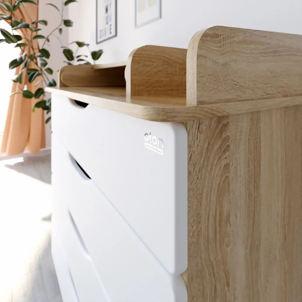 Изображение товара Комод пеленальный Атон Сириус-2 Wood 804 ПВХ (дуб сонома)