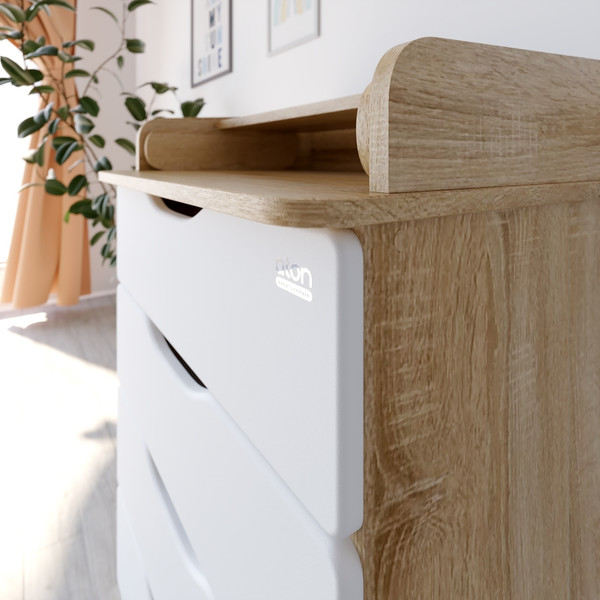 Изображение товара Комод пеленальный Атон Сириус Wood 604 ПВХ (дуб сонома)