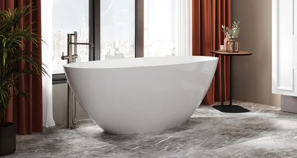 Изображение товара Ванна из искусственного камня Belux Осло Ос-1700 (белый)