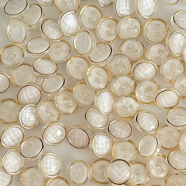 Изображение товара Набор пуговиц Sentex PN-31-11.5 (50шт, белый/золотой)