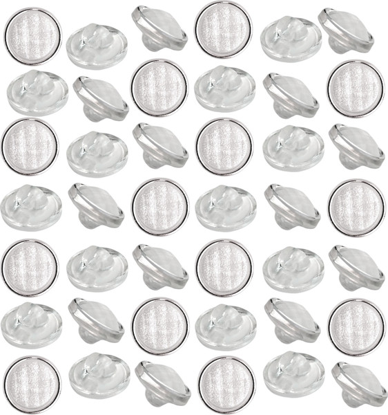 Изображение товара Набор пуговиц Sentex PN-31-11.5 (50шт, белый/серебряный)