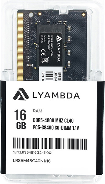 Изображение товара Оперативная память DDR5 Lyambda LRS5M48C40N1/16
