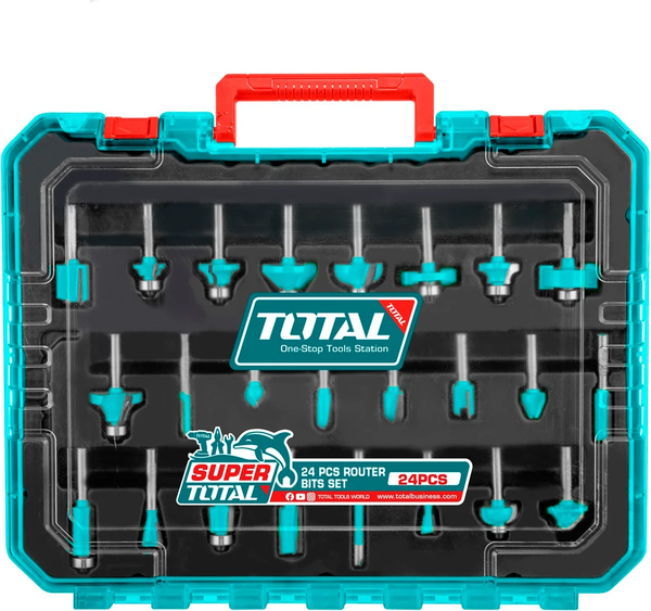 Изображение товара Набор фрез TOTAL 6мм / TACSR12406 (24шт)