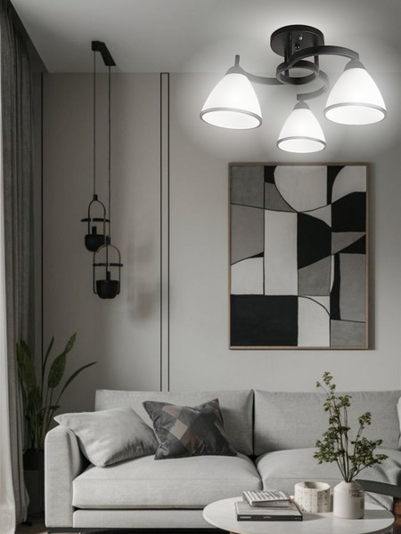 Изображение товара Люстра Aitin-Pro НПБ 02-3x60-101 / 7600/3 (черный)