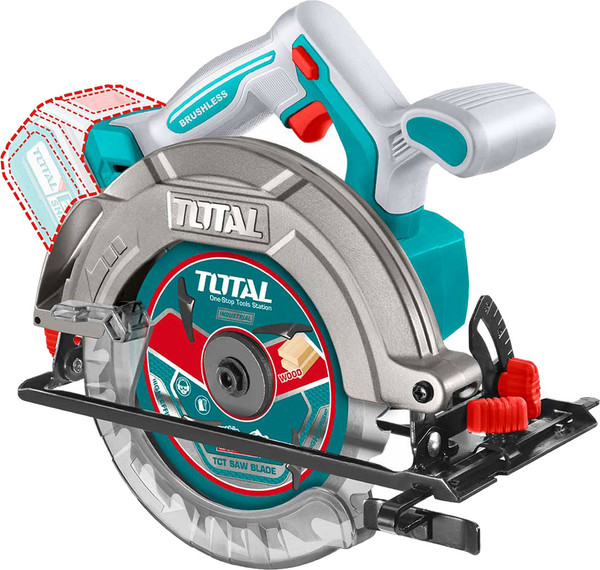 Изображение товара Дисковая пила TOTAL Пила циркулярная TOTAL TSLI1652