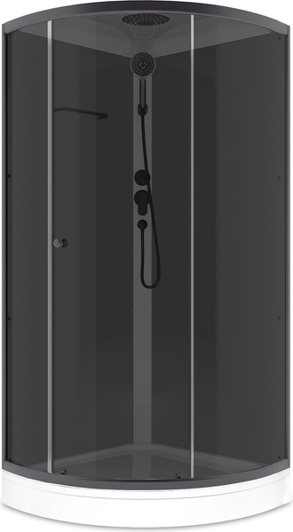 Изображение товара Душевая кабина Domani-Spa Simple 100x100 / DS01Sm110LGrT00.Gt-V1.2-Black