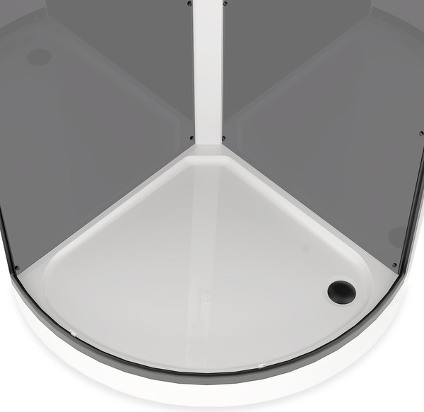 Изображение товара Душевая кабина Domani-Spa Simple 100x100 / DS01Sm110LGrCl00.Gt-V1.2-Black