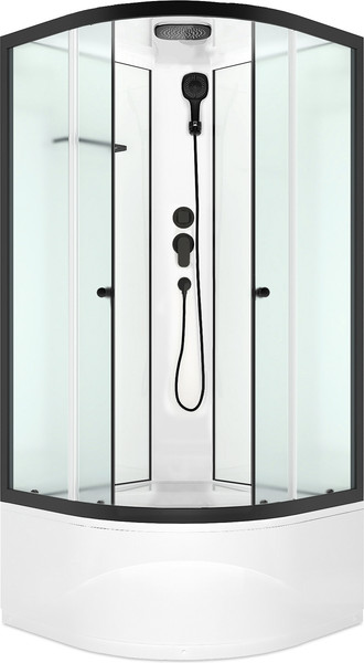 Изображение товара Душевая кабина Domani-Spa Delight Slim 99 High 90x90 / DS01DS99HWM00.Gt-Black