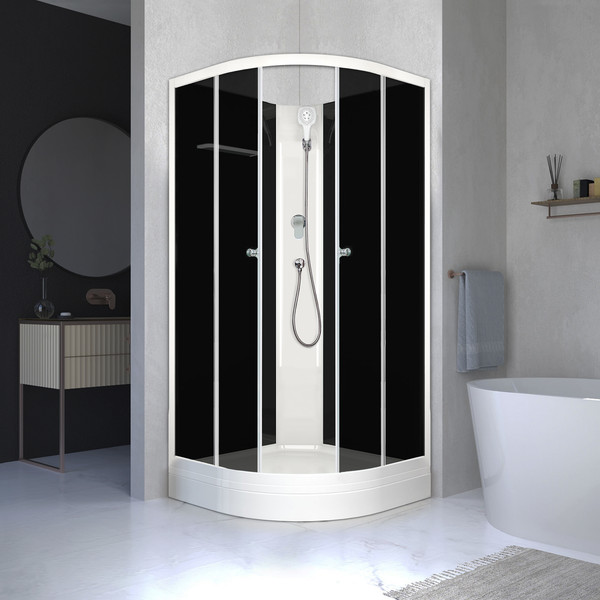 Изображение товара Душевая кабина Domani-Spa Eco Delight Slim 88 80x80 / DS01EcDS88LBT00