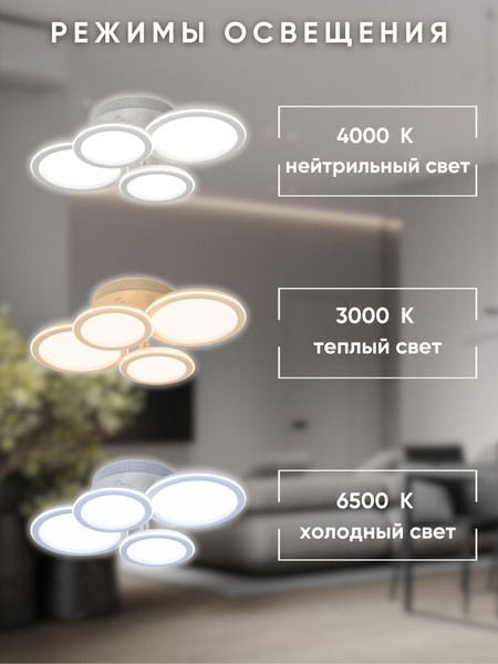 Изображение товара Люстра Aitin-Pro N9301/2+2S (белый)