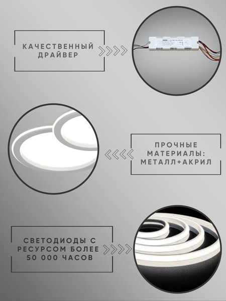 Изображение товара Люстра Aitin-Pro N9301/2+2S (белый)