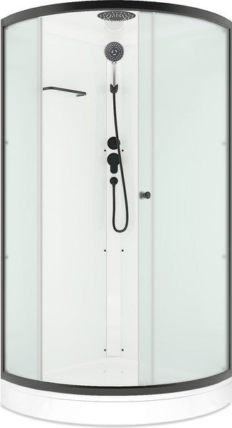 Изображение товара Душевая кабина Domani-Spa Simple 99 90x90 / DS01Sm99LWM00.Gt-V1.2-Black