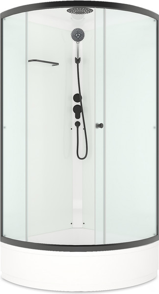 Изображение товара Душевая кабина Domani-Spa Simple 99 Mid 90x90 / DS01Sm99MWM00.Gt-V1.2-Black