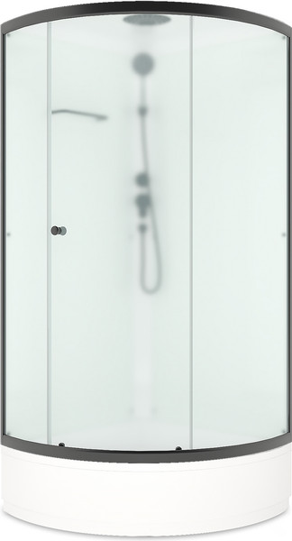Изображение товара Душевая кабина Domani-Spa Simple 99 Mid 90x90 / DS01Sm99MWM00.Gt-V1.2-Black