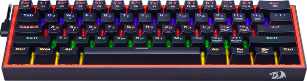Изображение товара Клавиатура Redragon Fizz / 72595 (черный/красный)