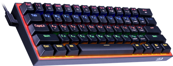 Изображение товара Клавиатура Redragon Fizz / 72595 (черный/красный)
