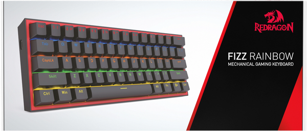 Изображение товара Клавиатура Redragon Fizz / 72595 (черный/красный)