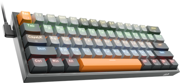 Изображение товара Клавиатура Redragon Fizz / 72600 (оранжевый/темно-серый/серый)